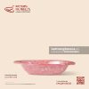 Khay bầu dục (oval) sâu lòng hai tai 21 x 11cm - Hồng Thạch