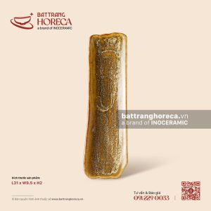 Khay vỏ cây chữ nhật 31 x 9.5cm - Kim Sa