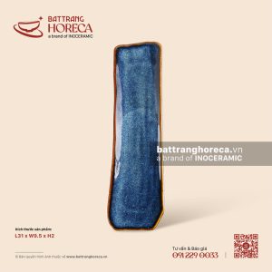 Khay vỏ cây chữ nhật 31 x 9.5cm - Lam Vân
