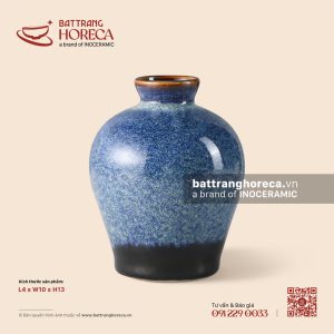 Lọ hoa dáng vò 4 x 10cm - Lam Vân
