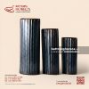 Lọ hoa dẹp kẻ sọc 5 x 8.5cm - Lam Vân