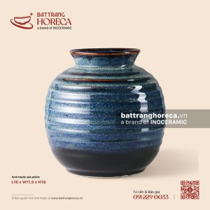 Lọ hoa tròn (tổ ong) 16 x 11.5cm - Lam Vân