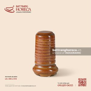 Lọ (ống) đựng tăm 6cm - Cam Mộc