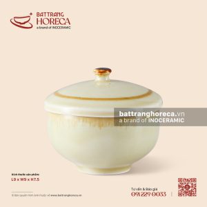 Thố chưng yến bầu 9cm - Hoàng Diệp