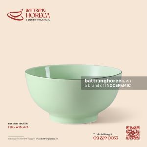 Tô (bát) cháo 16cm - Lục Băng