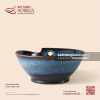 Tô (bát) vát khuyết lỗ 22cm - Lam Vân