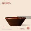 Tô cắt (vát) thấp 21cm - Nâu Trầm - Bát Tràng Horeca Tô cắt (vát) thấp 21cm - Nâu Trầm