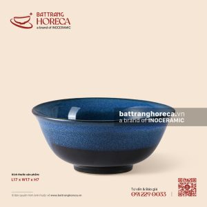 Tô loe cổ 17cm - Lam Dạ