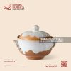 Âu (thố) vuốt có quai 15 x 12cm - Hồng Vân - Bát Tràng Horeca Âu (thố) vuốt có quai 15 x 12cm - Hồng Vân