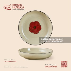 Bát Nhật 18.5cm - Yên Hồng - Men ngà