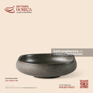 Bát bằng bóp dẹt 15 x 14cm - Yên