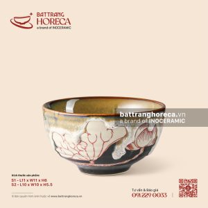 Bát (chén) cơm ganh 10cm - Ngọc Liên
