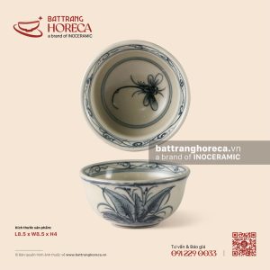 Bát (chén) mắm tròn 8.5cm - Khoai Chuồn