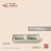 Bát (đĩa) gia vị chữ nhật 2 ngăn 13 x 6.5cm - Cúc Lam