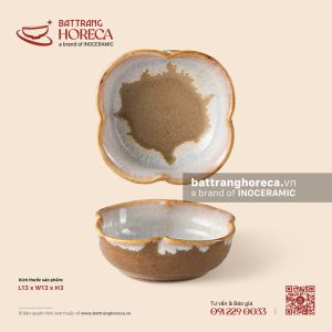 Bát (đĩa) gia vị hoa nhỏ 13cm - Hồng Vân - Bát Tràng Horeca Bát (đĩa) gia vị hoa nhỏ 13cm - Hồng Vân