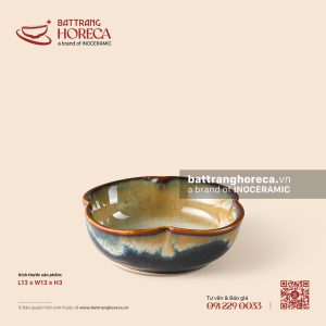 Bát (đĩa) gia vị hoa nhỏ 13cm - Ngọc Liên