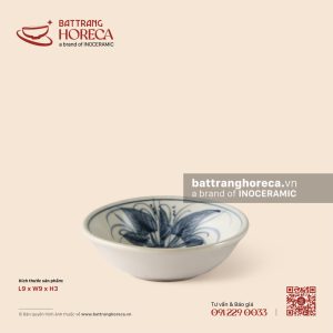 Bát (đĩa) gia vị muối tròn sâu 9cm - Khoai Chuồn