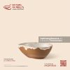 Bát (đĩa) gia vị quả đào 11 x 9.5cm - Hồng Vân - Bát Tràng Horeca Bát (đĩa) gia vị quả đào 11 x 9.5cm - Hồng Vân