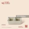 Bát (đĩa) gia vị vuông 2 ngăn 8cm - Khoai Chuồn