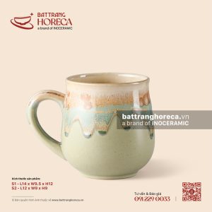 Cốc bầu miệng loe quai tim - Kết Tinh Nâu