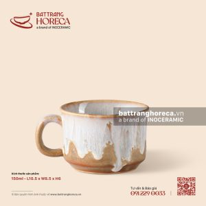 Cốc cà phê (cafe) 150ml 10.5 x 8.5cm - Hồng Vân