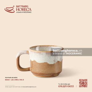 Cốc cà phê (cafe) 60ml 8 x 6cm - Hồng Vân