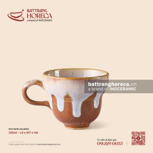Cốc cà phê (cafe) dáng chiết yêu 120ml 9 x 7cm - Hồng Vân