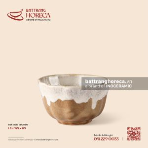 Cốc (chén) trà chủ múi tròn 9cm - Hồng Vân