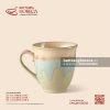 Cốc loe chân nhỏ có quai - Kết Tinh Nâu