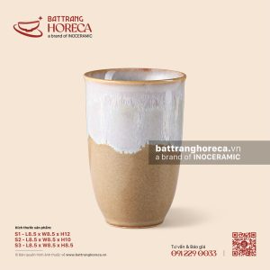 Cốc loe chân nhỏ không quai - Hồng Vân