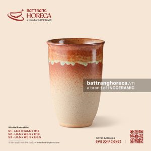 Cốc loe chân nhỏ không quai - Bình Minh