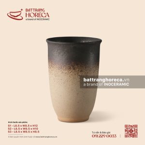 Cốc loe chân nhỏ không quai - Huyền Thổ