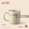 Cốc trụ miệng loe quai C 11.5 x 8.5cm - Kết Tinh Nâu