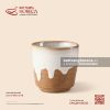 Cốc trụ vuốt thấp 8.5cm - Hồng Vân - Bát Tràng Horeca Cốc trụ vuốt thấp 8.5cm - Hồng Vân