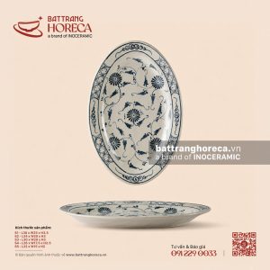 Đĩa bầu dục (oval) lá - Cúc Lam