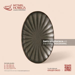 Đĩa bầu dục (oval) múi - Yên