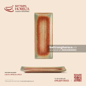 Đĩa chữ nhật dài 32.5 x 10.5cm - Bình Minh