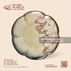 Đĩa hoa 6 cánh - Ngọc Liên