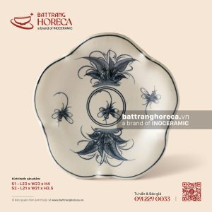 Đĩa hoa đào - Khoai Chuồn