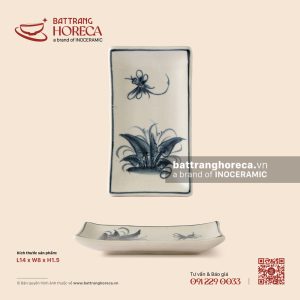 Đĩa kê khăn 14 x 8cm - Khoai Chuồn