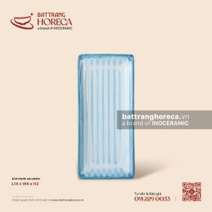 Đĩa kê khăn 14 x 8cm – Biển Xanh