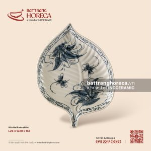 Đĩa lá đề 26 x 20cm - Khoai Chuồn