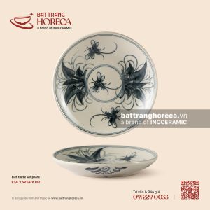 Đĩa lót chén 14cm - Khoai Chuồn