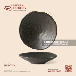 Đĩa salad méo 22cm - Yên