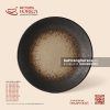 Đĩa tròn - Huyền Thổ - Bát Tràng Horeca Đĩa tròn - Huyền Thổ