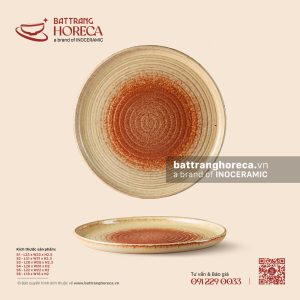 Đĩa tròn phẳng (pizza) - Bình Minh
