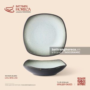 Đĩa vuông sâu 14cm – Băng Dạ