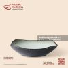 Đĩa vuông sâu 14cm – Băng Dạ - Bát Tràng Horeca Đĩa vuông sâu 14cm – Băng Dạ