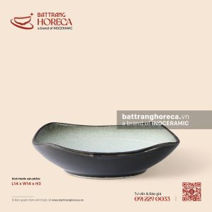 Đĩa vuông sâu 14cm – Băng Dạ