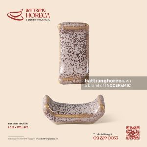 Gác đũa gối ngắn 5.5 x 3cm - Kết Tinh Nâu